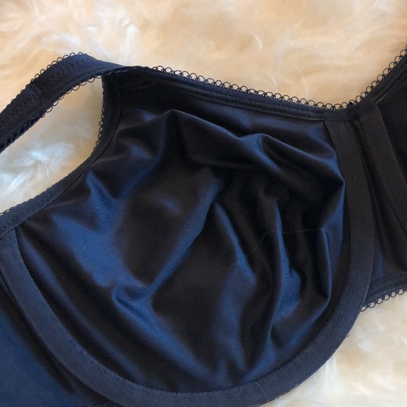 NWOT Wacoal 34G Basic Beauty Navy Spacer Full Figure Seamless Underwire Bra - Picture 5 of 5